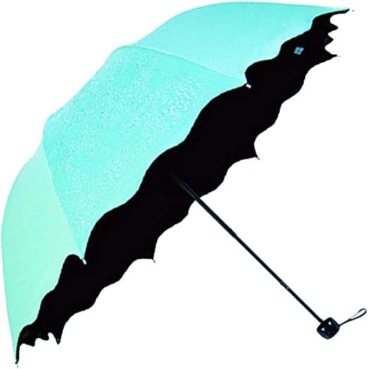sakar Blooming Flowers Design Umbrella | Compact Umbrella Triple Folding Anti-uv Proof | Sun & Rain Both Seasons Umbrella | Special For Woman/Girls/Kids (Pack Of 1).-picture-23