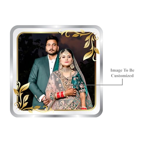 Precious Moments BIS Hallmarked Personalised Newly Married Anniversary Silver Coin 999 Pure 10 GM | 20 GM | 50 GM | 100 GM by ACPL