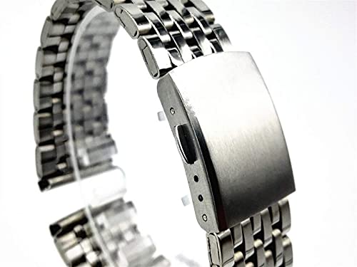 Bracelet de montre 18mm 20mm 22mm acier boucle déployante hommes femmes - 4