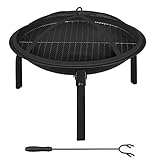 100% SATISFACCIÓN: SONGMICS ofrece un servicio de atención al cliente a medida antes y después de tu compra. Consiéntete ahora con este práctico y amigable brasero de barbacoa