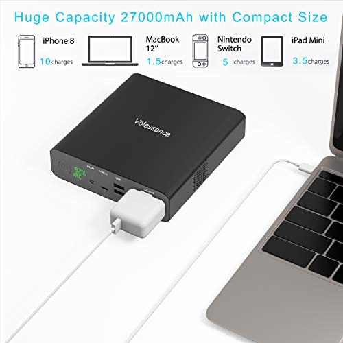 AC Outlet Portable Laptop Charger (TSA-Approved), Volessence 27000mAh 130W Travel Laptop Power Bank & External Battery Pack for MacBook, Laptop, CPAP, Drone and More - Image 4