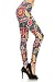 Printed Leggings Playful Florals (R606-PLUS)