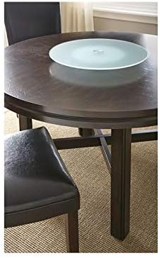 Miniatura 2 de Bowery Hill Susan perezosa redonda de 22" en vidrio templado esmerilado