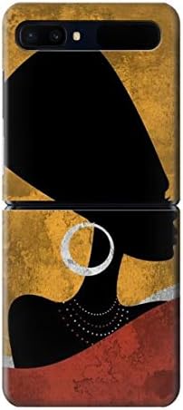 R3453 African Queen Nefertiti Silhouette Case Cover for Samsung Galaxy Z Flip 5G