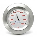 Lantelme Grillthermometer Edelstahl für Grilldeckel Temperatur bis 450°C Analog | Garraumtemperaturmessung an Grillhaube | Thermometer Smoker Grill BBQ Gasgrill Kohlegrill als Zubehör Ersatzteil
