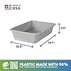 Petmate Litter Pan, Blue/Gray, Small, Made in USA