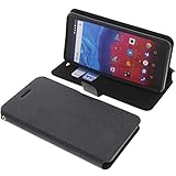 foto-kontor Tasche kompatibel mit Archos Core 55s Book Style schwarz Schutz Hülle Buch