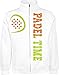 vestipassioni Veste Padel Time pour homme, Blanc, S