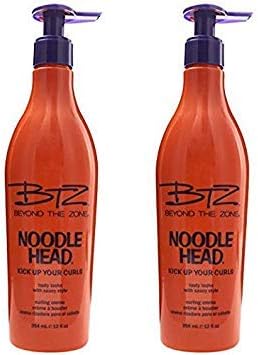 BTZBeyond The Zone Noodle Head Kick Up Your Curls Curling Creme (11.5 oz) - Pack of 2