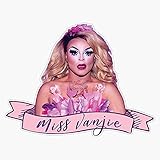 RuPaul Drag Race - Miss Vanjie Bumper Sticker Vinyl Decal 5 inches