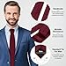 UETLRO Burgundy Ties For Men Solid Pure Color Formal Neckties 3.15