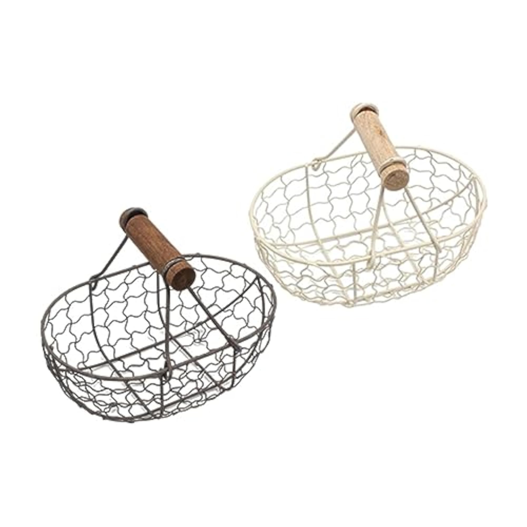Metal Bread Storage Organizer Basket, Fruit Serving Basket