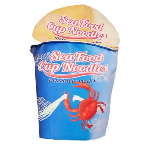 Monozoz Disfraz de Halloween – Fideos instantáneos, ropa de cosplay | Divertido traje de broma para mujeres y hombres, actuaciones en el escenario en casa, cosplay, reuniones, eventos