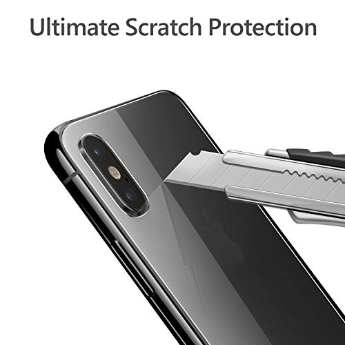 Beeyoka [2 Pack] Xs Max Back Screen Protector,Anti Scratch/Bubble Back Tempered Glass Screen Protector Ultra Thin Rear Film Compatible With Xs Max(6.5 Inch) #TOP1