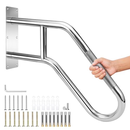 Handrails for Outdoor Steps Wall Mount, 2026 Upgrade 304 Stainless
