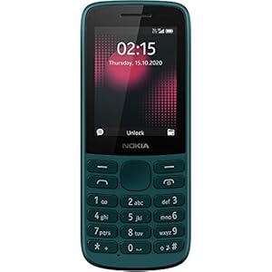 Nokia 215 | GSM | Unlocked Mobile Phone | 4G | International Version | Cyan