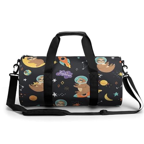 Sac de gym Cosmonaute Paresseux polyvalent pour voyage et randonnée