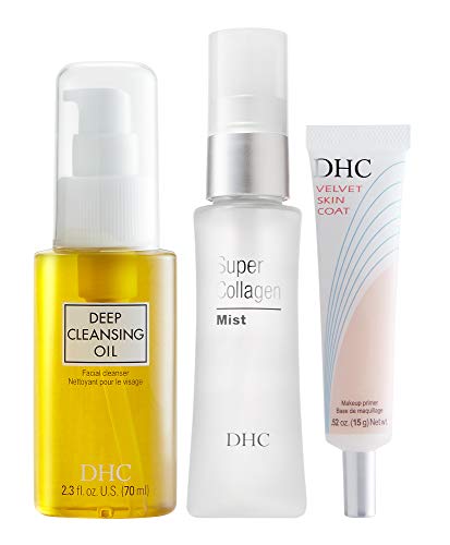DHC Deep Cleansing Oil (S), Velvet Skin Coat, Super Collagen Mist