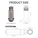 WENJTP 20pcs Titanium Cold Forged Steel 12mm*1.25 Lug Nuts Extended Tuner Wheel Nuts Modified Nuts Open End Compatible with Various Types of Vehicles HTRACING
