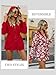 Bellivera Ladie Casual Reversible jacket Spring Fall Clothes Printed Coat 6132 Red M