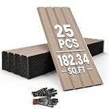 GDPFN 25pc Warm Gray Corrugated Panels