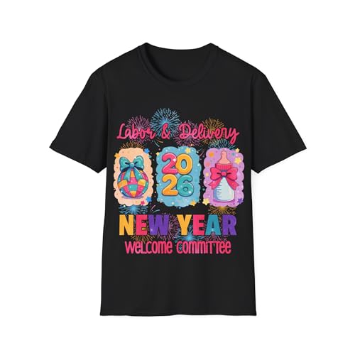 T-shirt L&D Nurse Welcome Committee - Graphique Réveillon