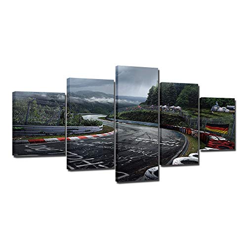 Tableau sur toile Nurburgring panoramique avec impression HD