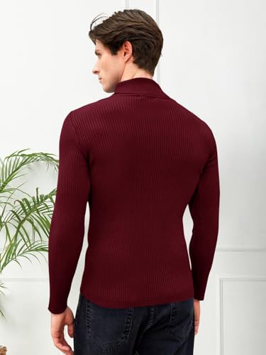 Image of Men's Stylish Turtle Neck Sweater| Winter Turtle Neck Sweatshirt for Men|High Neck Pullover Full Sleeve Winter (Sweater) for Men|