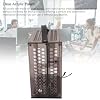 Computer Cases, 23x20.5x12cm Miniature ITX PC Case, Clear Arcylic PC Case Portable DIY Desktop Computer Case 360 Degree Open Hollow Airflow Case Miniature ITX Desktop Computer