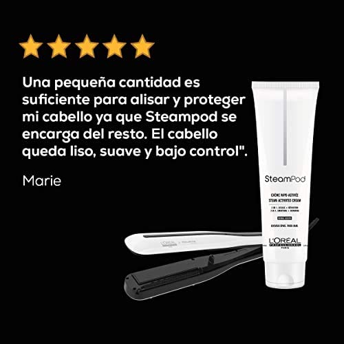 L'Oreal Professionnel Steampod - Crema de Alisado para Cabello Grueso, 150  ml : Amazon.es: Belleza