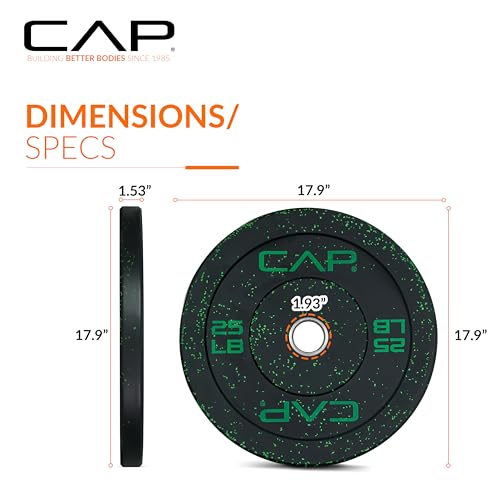 Image of CAP Barbell Rubber Olympic Bumper Plate | Multiple Options /Colors
