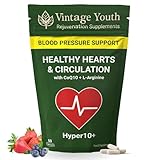 Hyper10+ Blood Pressure Support Supplement | Promotes Cardiovascular Health and Blood Vessel Dilation | Supports Healthy Blood Pressure