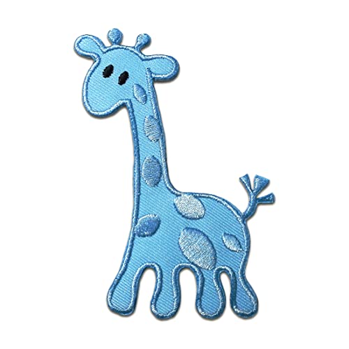 Catch the Patch Giraffe Tier - (Größe: 9,4 x 6,5 cm) – Aufbügler & Applikationen in verschiedenen Größen – Ideal für Kleidung, Schulranzen, Jeans & Rucksäcke