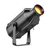 Nitehop 100W Profile Stage Spotlights RGB 3in1 Pinspot Lights 25° Beam Angle 3200K-5600K COB LED Uplights DMX512 Disco DJ Lights for Show