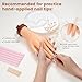Wilfniee Practice Hand for Acrylic Nails: Rubber Nail Hand with Stand - Fake Manicure Hand to Practice Acrylic Nails for Beginners