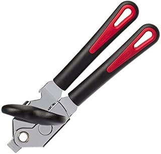 Westmark Can Opener With Cap And Lid Lifter, Length: 22 cm, Steel/Plastic, Gallant Super, Black/Red, 29412260