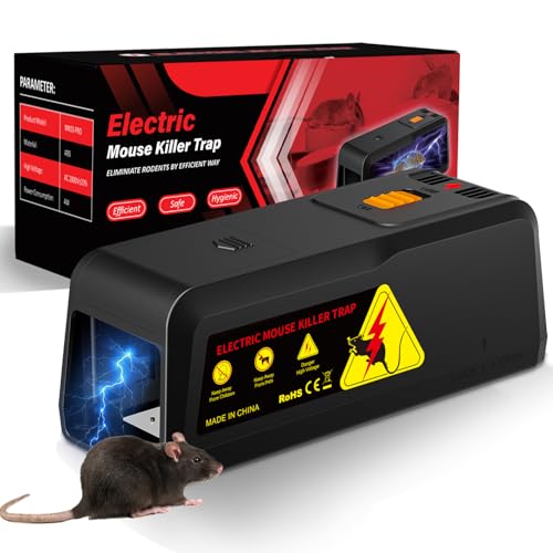 Piege a Rat Electrique, Jkevow Piège à Souris 2800V Tension