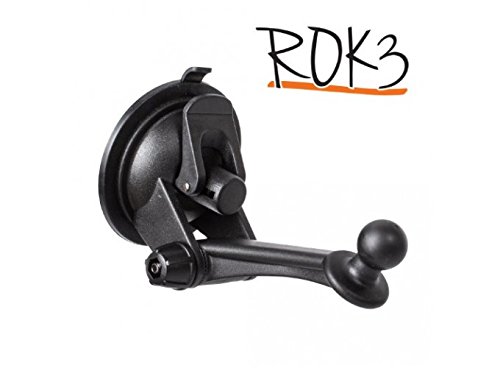 iBOLT Rok 3 Suction Mount with 80mm Dash Disc Works with All iBOLT car Dock Holders and Garmin GPS Devices