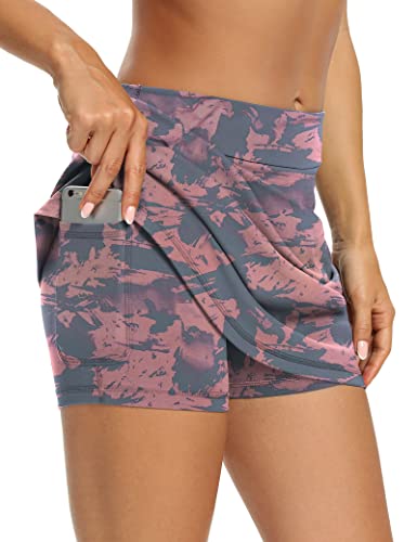 Image of LouKeith Tennis Skirts for Women Golf Athletic Activewear Skorts Mini Summer Workout Running Shorts with Pockets