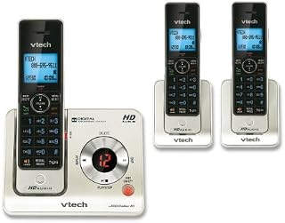 VTech LS6425-3 DECT 6.0 Expandable Cordless Phone with Answering System and Caller ID/Call