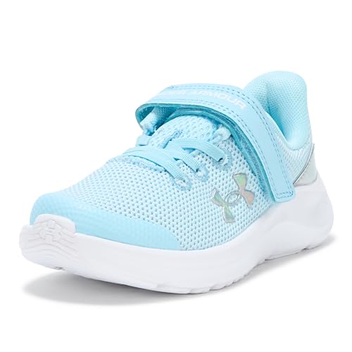 Under Armour Girls' Pre School Pursuit 4 Alternate Closure, (494) Stream/Stream/Iridescent, 11, US