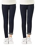 Bewegungsfreiheit: Slim Fit knöchellange, dicke und warme Baumwollleggings Mädchen sorgt für mehr Bewegungsfreiheit