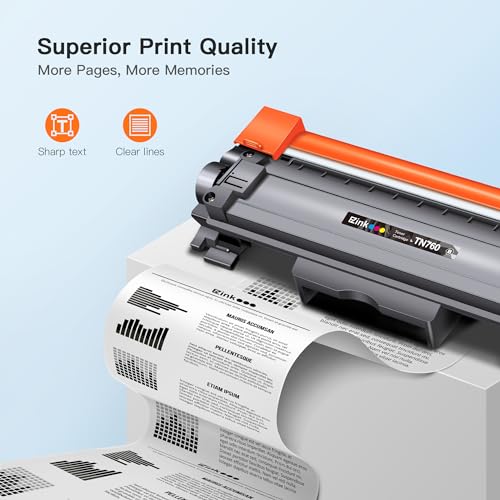 Irresistible Deals E-Z Ink TN760 Compatible Toner Cartridges Replacement for Brother TN-760 TN730 TN-730 to Use with MFC-L2710DW MFC-L2750DW HL-L2350DW HL-L2370DW HL-L2395DW HL-L2390DW DCP-L2550DW... - Image 4