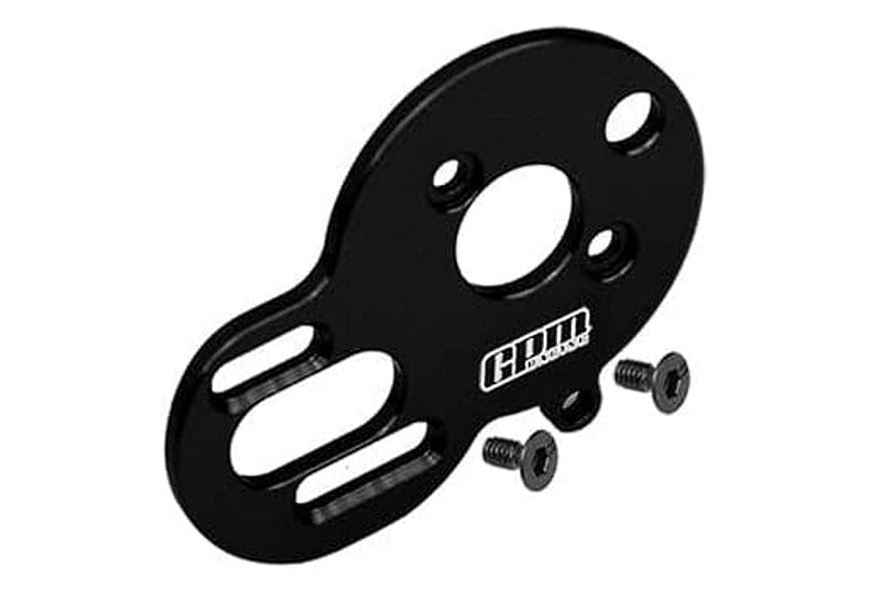 Aluminum 7075 Alloy Motor Plate for LOSI 1:24 Micro-B 2WD Buggy RTR-LOS00007 / 1:28 Micro-T 2S 2WD RTR Stadium Truck-LOS-1392 Upgrades - Black