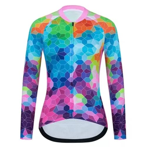Maillot de cyclisme manches longues femme veste vélo mi-saison