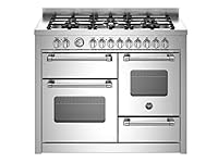 Bertazzoni Master Series MAS116L3EXC 110cm Dual Fuel Range Cooker - Stainless Steel - A/A Rated