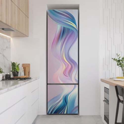 Pegatinas de nevera de alta resistencia vinilo elegante y duradero para decoración de interiores 3