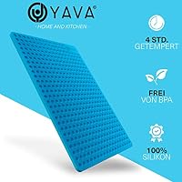 YAVA® Backmatte Hundekekse Mini Halbkugel (1cm), Premium Silikon Backmatte für Hundeleckerli, Hundekekse Backform, Leckerli Backmatte für Hunde, Backunterlage, Silikonmatte, BPA-frei (Türkis) – Ansicht 6