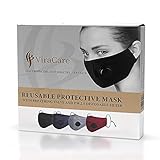 Schutz – mit mehrschichtigen Filtern bietet die Maske ein hohes Maß an Partikelfiltrationseffizienz gegen Staub, Bakterien, Pollen und Keime.