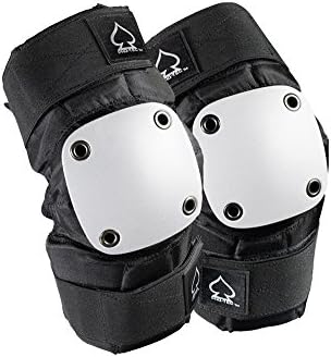 PROTEC Original Pro-tec Park Elbow Pad, Black/White, X-Large